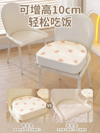 Kids Booster Seat Cushion for Dining and Study, U-Shaped Heightening Pad
