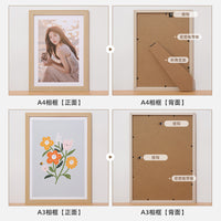 Minimalist Photo Frame for Tabletop or Wall Mounting, Various Sizes (6-inch to A3) for Photos and Puzzles