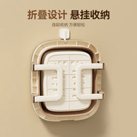 Foldable Foot Spa Basin with Massage Rollers, Portable Deep Foot Bath for Home and Dormitory Use