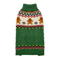 Christmas Bear Biscuit Pet Sweater Jacquard Knitwear for Dogs