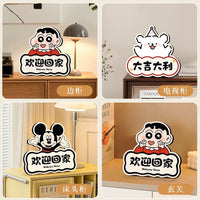Welcome Home Dog Figurine Desktop Ornament for Entryway Living Room Decor