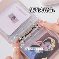 Mini Bowknot Hollow Photo Card Album for Instax & Kpop Photocards