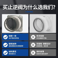Kitchen Range Hood Exhaust Duct Backdraft Damper Valve
