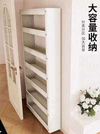 Slim Rolling Storage Cart with Wheels for Narrow Spaces, Multi-layer Organizer Rack for Kitchen Bathroom