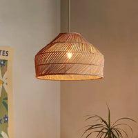 Handwoven Rattan Pendant Light, Nordic Design for Dining Room, Bar, Teahouse, Restaurant