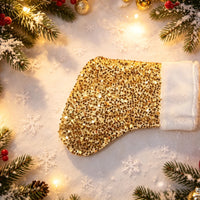 Christmas Sequin Stocking Gift Bag for Kids - Festive Holiday Decoration