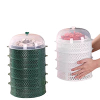 Multi-Layer Ventilated Food Cover for Dining Table, Dustproof and Fly-Proof, Food Grade PP Material
