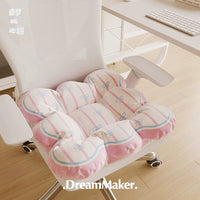 Cream Style Thickened Seat Cushion for Office, Dining, or Dorm Chairs