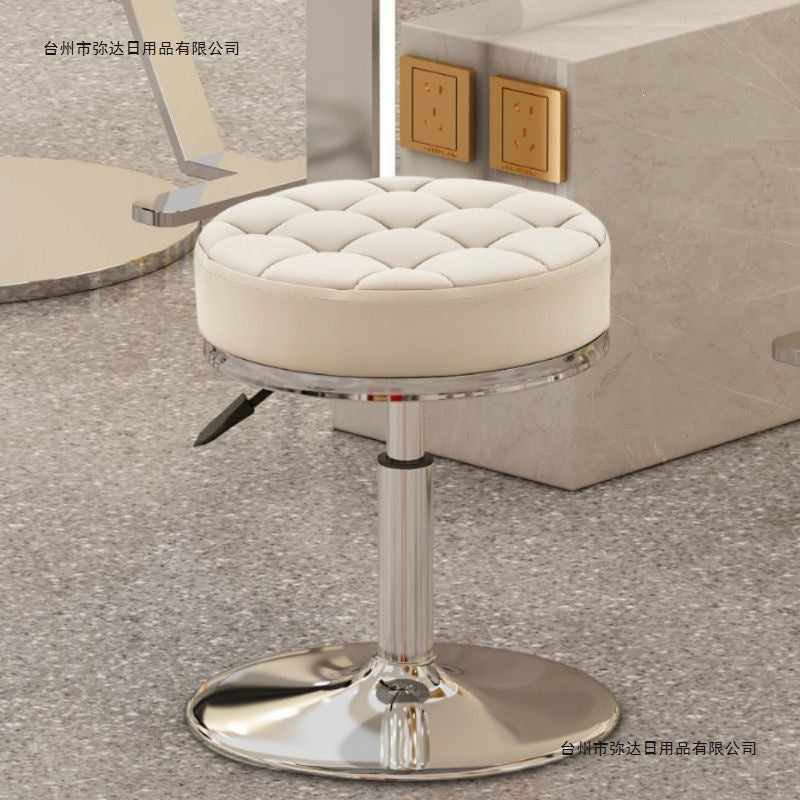 Adjustable Swivel Salon Stool with Wheels for Beauty, Hair, and Massage