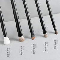 Fisgarfen 5-Piece Pony Hair Eyeshadow Brush Set for Eye Makeup