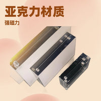 Acrylic Magnetic Photo Frame Clear Desktop Display for Wedding & Gifts