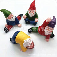 Mini Yoga Gnome Figurines for Micro Landscape Decor