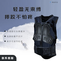 Kids' Motorcycle Protective Gear Set - Armor Vest, Knee & Elbow Pads for Cycling, Skating, and Mountain Biking
