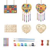 DIY Wooden Wind Chime Kit for Kids & Adults - Laser Cut Craft Project