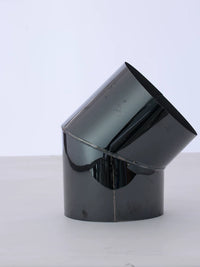 Thickened Black Titanium Stainless Steel Chimney Flue Pipe for Rural Heating Stoves