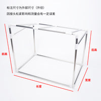 Outdoor Mini Greenhouse with Stainless Steel Frame and Zippered Cover for Plants