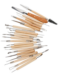 Clay Modeling and Sculpting Tool Set for DIY Crafts, Pottery, and Art Projects