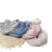 Korean Style Solid Color Lambswool Scarf for Women, Long Winter Warm Shawl and Neck Warmer
