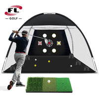 Golf Practice Net Set for Indoor Outdoor Chipping and Driving