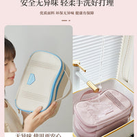 Travel Underwear Organizer Bag with Dry/Wet Compartment for Bras, Panties, and Lingerie