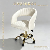 Adjustable Swivel Salon Chair with Wheels for Nail Techs, Stylists, and Office Use