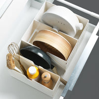 Japanese Style Thickened Plastic Storage Basket for Kitchen & Bathroom Organization