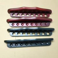 8-Hole Solid Wood Billiard Cue Rack, Wall-Mounted Pool Cue Holder for Snooker Cues, Billiard Accessories