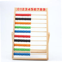 Wooden Abacus for Kids, Early Education Counting Toy, Math Learning Tool for Preschoolers