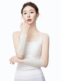Ice Silk Arm Sleeves for Sun Protection and Warmth, Thin Breathable Cycling Armlets for Men and Women