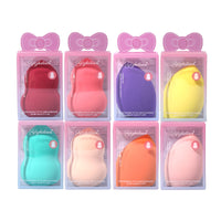 Gourd, Teardrop, or Beveled Makeup Sponge Blender, Soft, Wet/Dry Use, Does Not Absorb Powder, Boxed