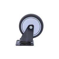 Heavy-Duty TPR Caster Wheels for Hand Carts and Trolleys - Non-Slip, Silent, Swivel/Directional