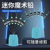 Mini Magic Lead Fishing Weights with Self-Locking Scale and Silicone Swivel
