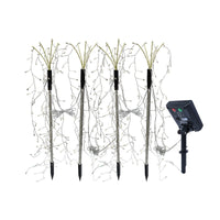 Solar Powered Firecracker String Lights for Outdoor Garden & Patio Decoration
