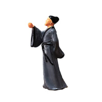 Li Bai Miniature Figurine for Micro Landscape Decor, Ancient Chinese Poet Statue