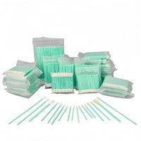 Industrial Cleanroom Swabs High-Density Foam Flat/Round Head Precision Instrument Cleaning Sticks