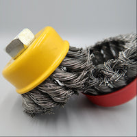 Wire Brush Wheel Set for Drill, Rust Removal and Polishing, Abrasive Brushes with Shank