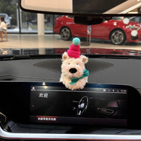Cute Puppy Car Interior Decor Hanging Ornament for Wiper Turn Signal