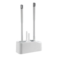 4-Piece Toilet Brush Set Wall-Mounted Bathroom Corner Cleaning Kit