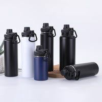 Vacuum Insulated Stainless Steel Water Bottle with Handle for Outdoor Sports