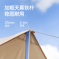 Outdoor Camping Tarp Sunshade Shelter UV Protection Waterproof Canopy