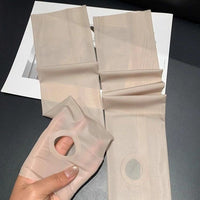 Seamless UV Protection Ice Silk Arm Sleeves for Women - Breathable & Elastic Sun Protection for Driving, Cycling, and Outdoor Activities
