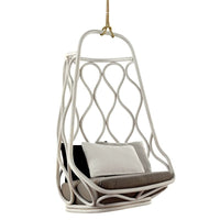 Nordic Outdoor Aluminum Alloy Hanging Basket Chair Single Indoor Balcony Creative Hammock for Courtyard Garden