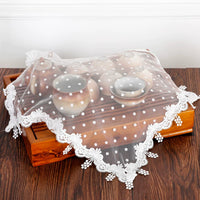 Lace Embroidered Dust Cover for Small Appliances, Computers, and Tea Sets