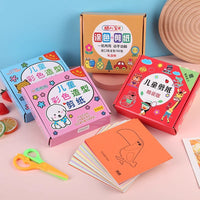 Kids' Educational Paper Cutting Craft Kit for Ages 3-6, Fun DIY Scissor Skills Gift Set