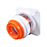 Universal ABS Bathroom Exhaust Fan Backdraft Damper for 75/100mm Pipes