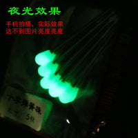 HanZhouFang Luminous Cross Spring Beads for Fishing Rigs, Anti-Tangle Swivels for Sea and Freshwater Fishing