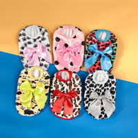Festive Coral Fleece Pet Clothes for Small Dogs and Puppies, Leopard Print/Milk Box Design, Autumn/Winter Wear