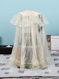 Lace Embroidered Dust Cover for Blenders and Juicers, Korean Style Appliance Cover