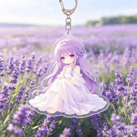 Cute Cartoon Double-Sided Printed Keychain for Backpacks and Car Decor, Sweet Gift for Friends