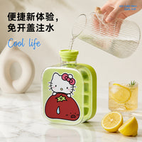 2-in-1 Ice Cube Tray Kettle, Food-Grade Cartoon Ice Maker Mold for Refrigerator